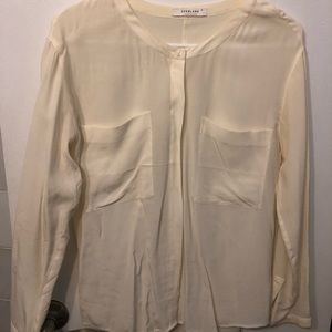 Everlane silk blouse